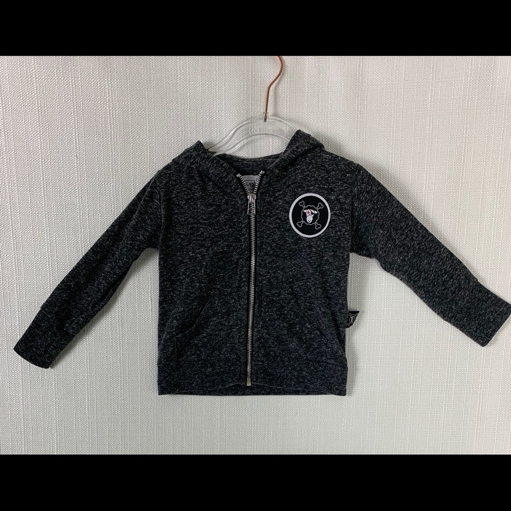 Baby 6mo.-12mo. nununu zip-up sweater.